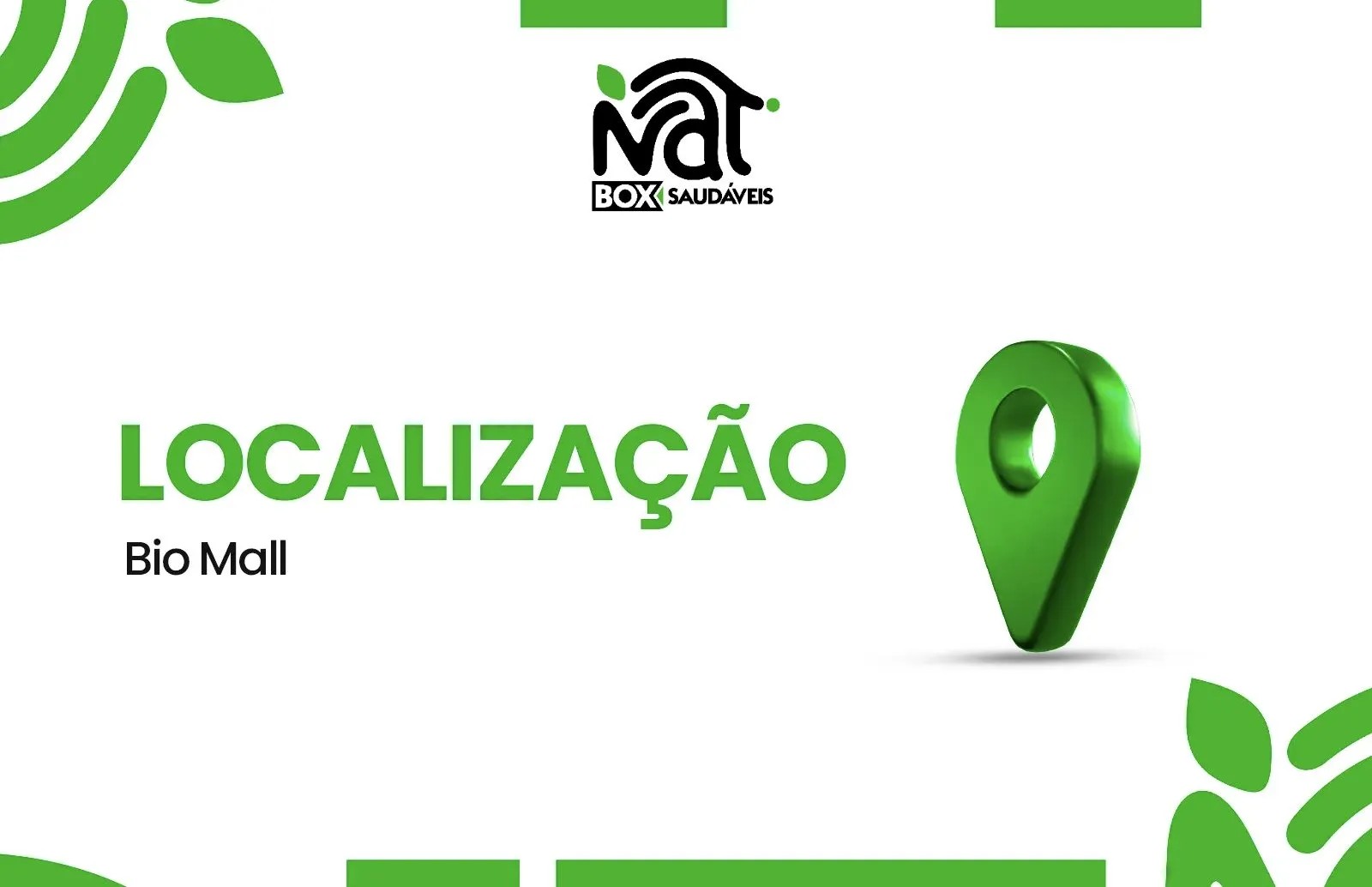 Localização da Natbox no Bio Mall em Uberaba